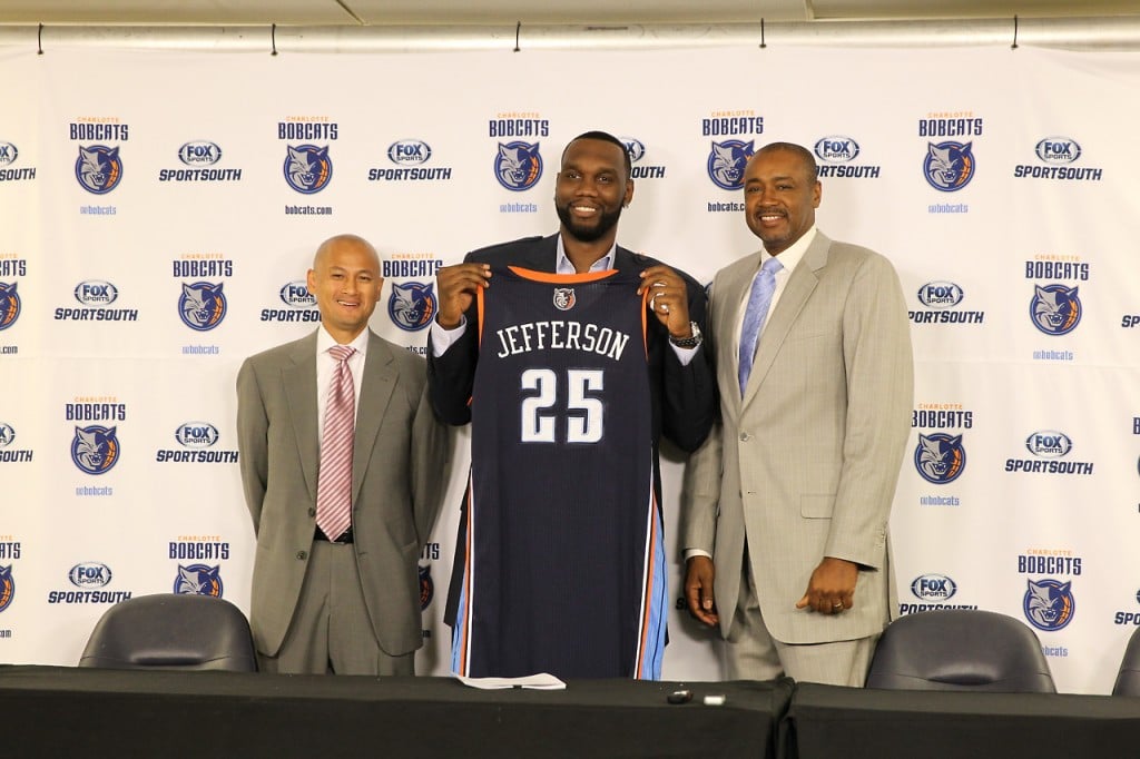 Al Jefferson is announced by Charlotte Bobcats as newly signed free agent.