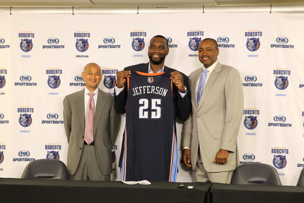 Al Jefferson is announced by Charlotte Bobcats as newly signed free agent.