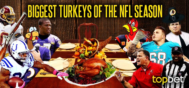 10 Biggest Turkeys of the 2013-2014 NFL Season