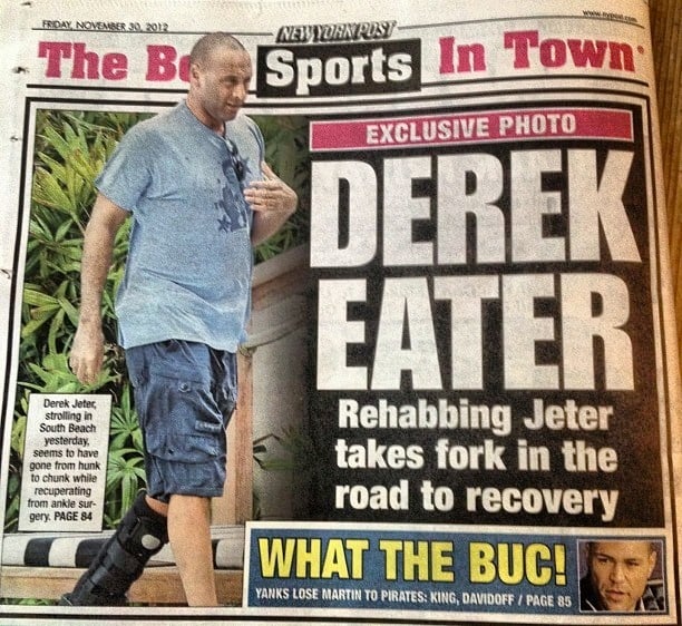 Derek Jeter fat photo