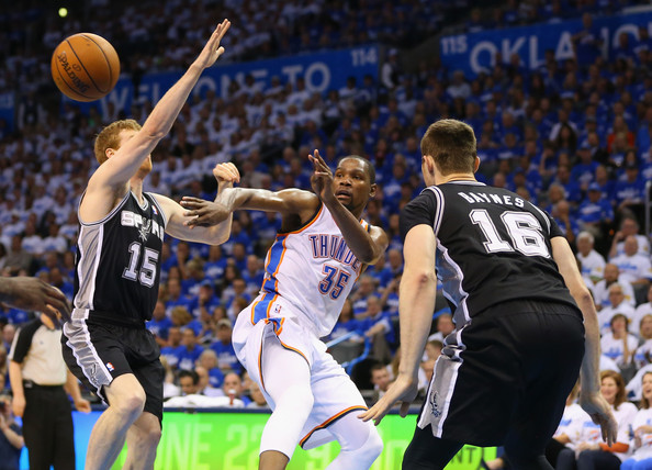 Kevin Durant, Aron Baynes, Matt Bonner, NBA, Oklahoma City