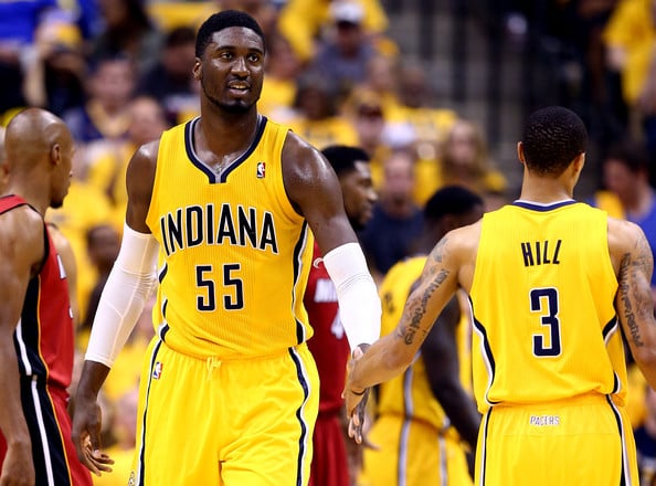 Roy Hibbert, George Hill, Indiana Pacers, NBA