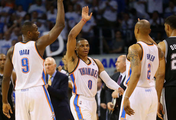 Russell Westbrook, Caron Butler, Serge Ibaka, NBA, Oklahoma City Thunder