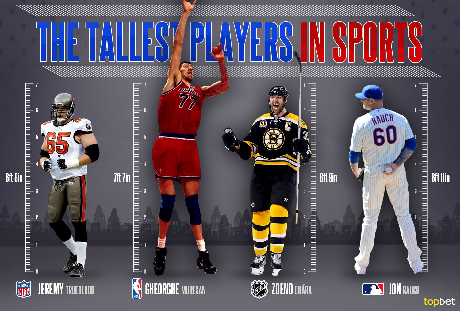 Tallest Players in Sports