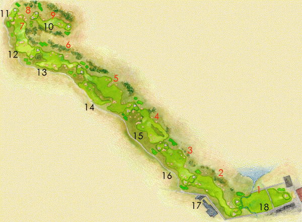 St. Andrews course layout