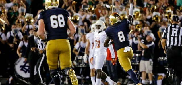 Notre Dame Fighting Irish vs. Virginia Cavaliers Predictions, Picks, Odds, and NCAA Football Betting Preview – September 12, 2015