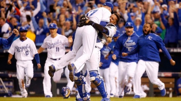 Kansas City Royals ALCS celebration