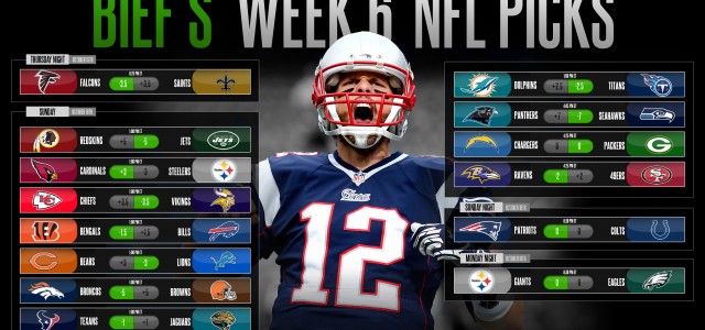 2015 NFL Week 6 Predictions, Picks and Preview