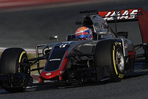 Romain Grosjean Haas Racing