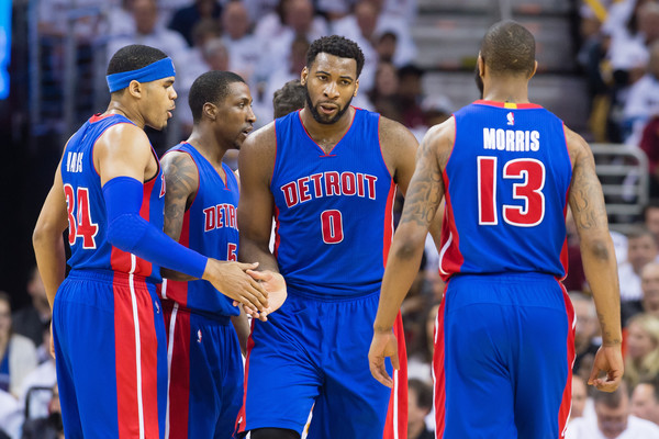 Andre Drummond and teammates converge