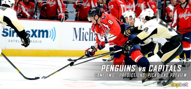 Pittsburgh Penguins vs. Washington Capitals Predictions, Picks and Preview – 2016 Stanley Cup Playoffs – Eastern Conference Semifinals Game Two – April 30, 2016