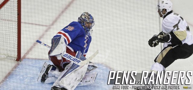 Pittsburgh Penguins vs. New York Rangers Predictions, Picks and Preview – 2016 Stanley Cup Playoffs – Eastern Conference First Round Game Four – April 21, 2016