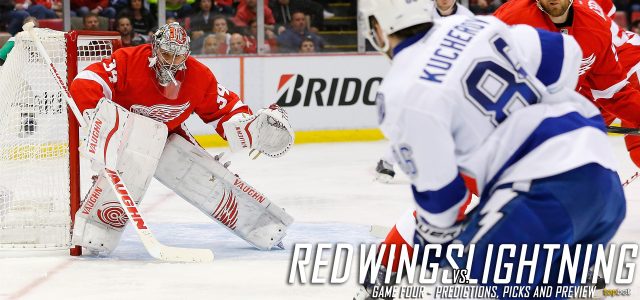 Tampa Bay Lightning vs. Detroit Red Wings Predictions, Picks and Preview – 2016 Stanley Cup Playoffs – Eastern Conference First Round Game Four – April 19, 2016
