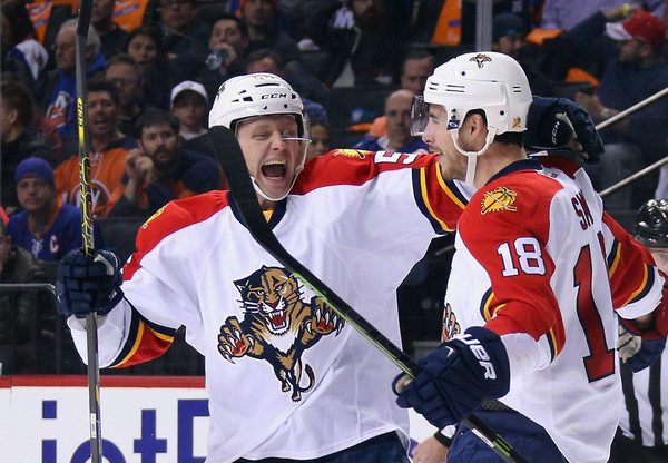 Reilly Smith celebrates his goal