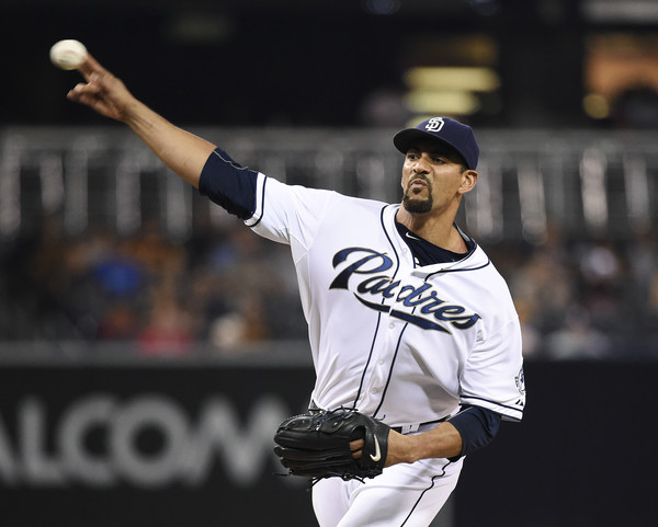 Tyson Ross on the mound against the Milwaukee Brewers