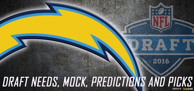 San Diego Chargers 2016 NFL Draft Needs, Mock, Predictions and Picks