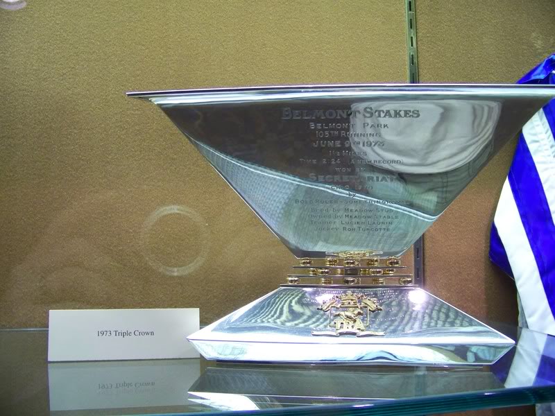 Triple Crown Trophy won by Secretariat in 1973