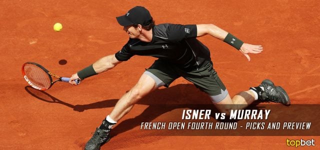 John Isner vs. Andy Murray Prediction and Preview – 2016 French Open Fourth Round