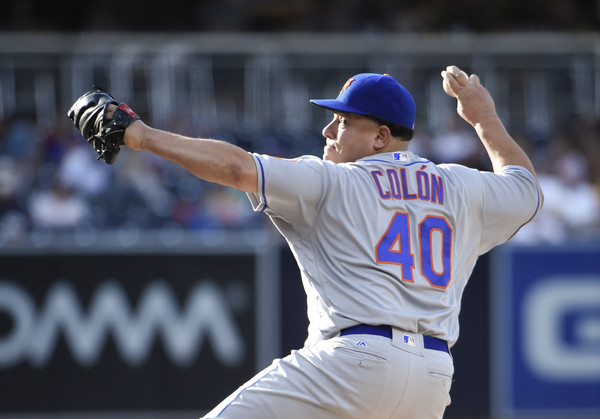 Bartolo Colon pitching