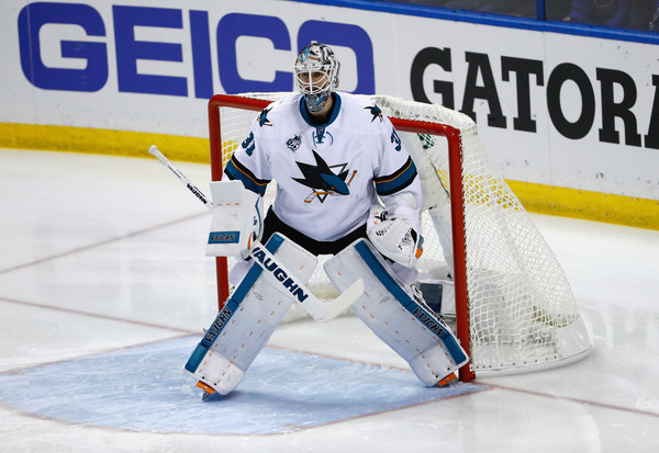 Martin Jones minds the net