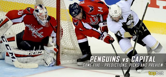 Pittsburgh Penguins vs. Washington Capitals Predictions, Picks and Preview – 2016 Stanley Cup Playoffs – Eastern Conference Semifinals Game Five – May 7, 2016