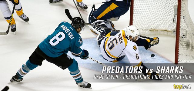 Nashville Predators vs. San Jose Sharks Predictions, Picks and Preview – 2016 Stanley Cup Playoffs – Western Conference Semifinals Game Seven – May 12, 2016