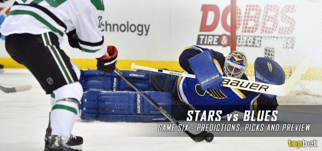 Dallas Stars vs. St. Louis Blues Predictions, Picks and Preview – 2016 Stanley Cup Playoffs – Western Conference Semifinals Game Six – May 9, 2016