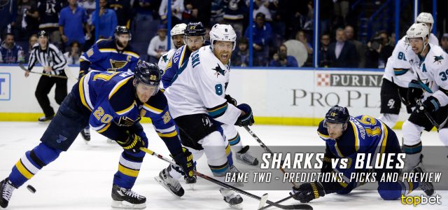 San Jose Sharks vs. St. Louis Blues Predictions, Picks and Preview – 2016 Stanley Cup Playoffs – Western Conference Final Game Two – May 17, 2016