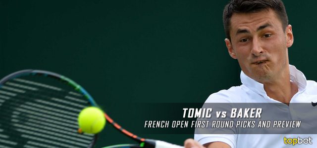 Bernard Tomic vs. Brian Baker Prediction and Preview – 2016 French Open First Round