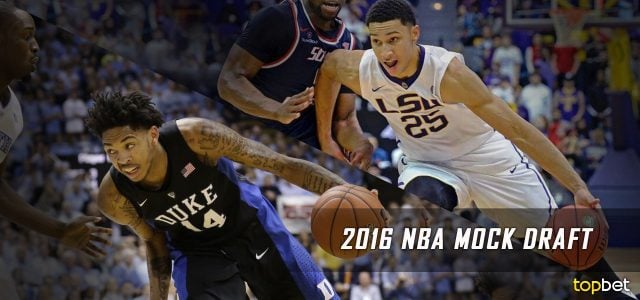 2016 NBA Mock Draft