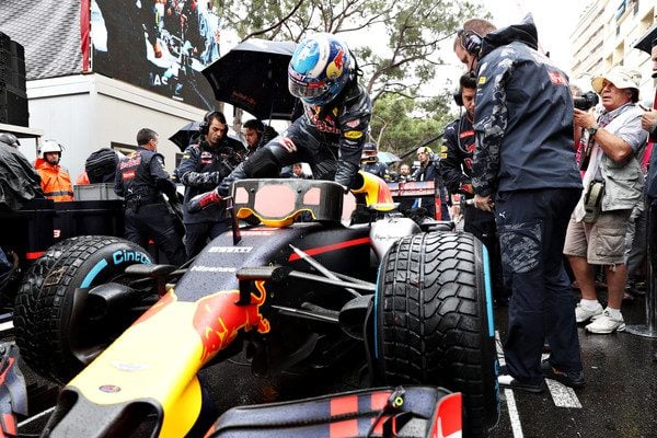 Daniel Ricciardo on the grid during the Monaco Grand Prix