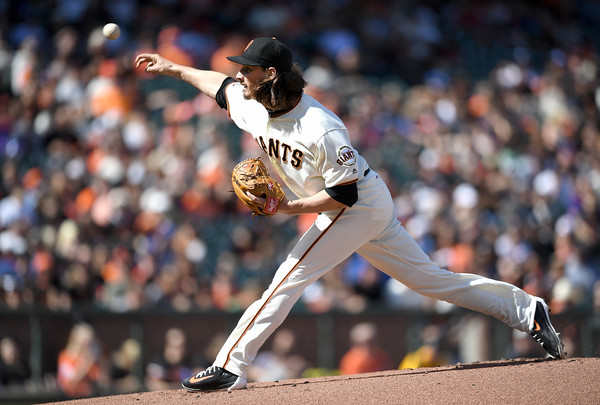 Jeff Samardzija in action