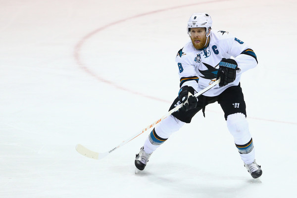 Joe Pavelski on ice