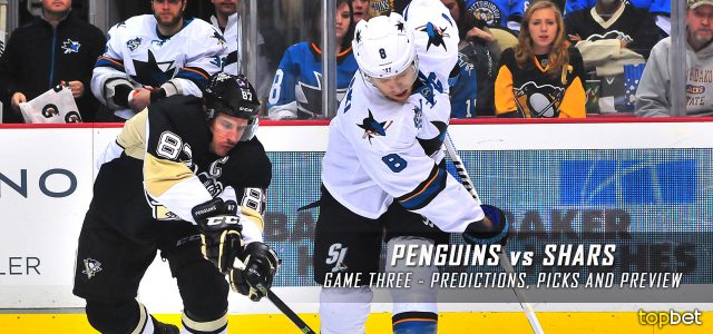 Pittsburgh Penguins vs San Jose Sharks Predictions, Picks, Odds and Preview – 2016 Stanley Cup Game 3