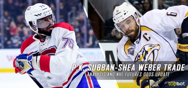 How Does the PK Subban-Shea Weber Trade Affect NHL Betting and Futures Odds for 2016-17 Season?