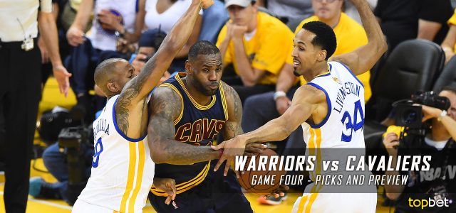Golden State Warriors vs Cleveland Cavaliers Predictions, Picks, Odds and Preview – 2016 NBA Finals Game 4