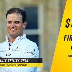 prize money breakdown british open golf 2016