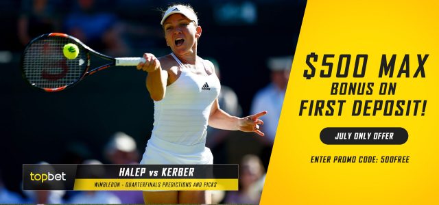 Simona Halep vs. Angelique Kerber Predictions, Odds, Picks and Tennis Betting Preview – 2016 Wimbledon Quarterfinals