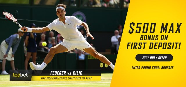 Roger Federer vs. Marin Cilic Predictions, Odds, Picks and Tennis Betting Preview – 2016 Wimbledon Quarterfinals