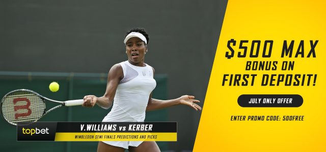 Venus Williams vs. Angelique Kerber Predictions, Odds, Picks and Tennis Betting Preview – 2016 Wimbledon Semifinals