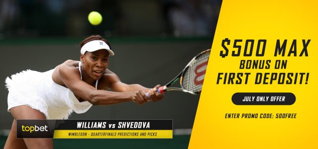 Venus Williams vs. Yaroslava Shvedova Predictions, Odds, Picks and Tennis Betting Preview – 2016 Wimbledon Quarterfinals