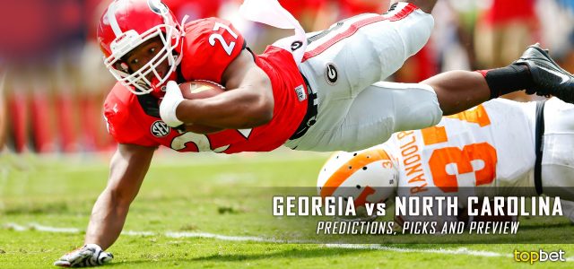 Georgia Bulldogs vs. North Carolina Tar Heels Predictions, Picks, Odds, and NCAA Football Week One Betting Preview – September 3, 2016