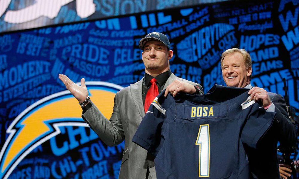 San Diego Chargers sign Joey Bosa to rookie contract