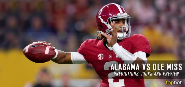 Alabama Crimson Tide vs. Ole Miss Rebels Predictions, Picks, Odds, and NCAA Football Week Three Betting Preview – September 17, 2016