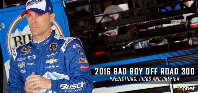 Bad Boy Off Road 300 Predictions, Picks, Odds and Betting Preview: 2016 NASCAR Sprint Cup Series