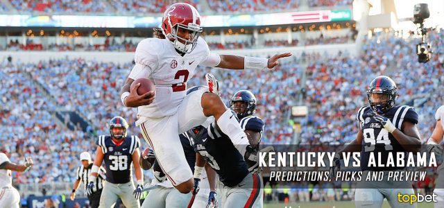 Kentucky Wildcats vs. Alabama Crimson Tide Predictions, Picks, Odds, and NCAA Football Week Five Betting Preview – October 1, 2016