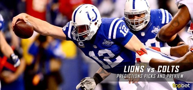 Detroit Lions vs. Indianapolis Colts Predictions, Odds, Picks and NFL Week 1 Betting Preview – September 11, 2016