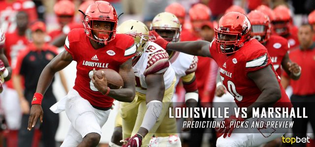 Louisville Cardinals vs. Marshall Thundering Herd Predictions, Picks, Odds, and NCAA Football Week Four Betting Preview – September 24, 2016