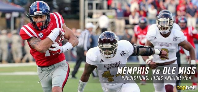Memphis Tigers vs. Ole Miss Rebels Predictions, Picks, Odds, and NCAA Football Week Five Betting Preview – October 1, 2016