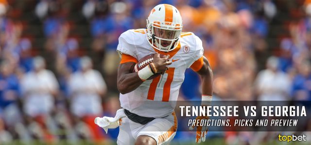 Tennessee Volunteers vs. Georgia Bulldogs Predictions, Picks, Odds, and NCAA Football Week Five Betting Preview – October 1, 2016